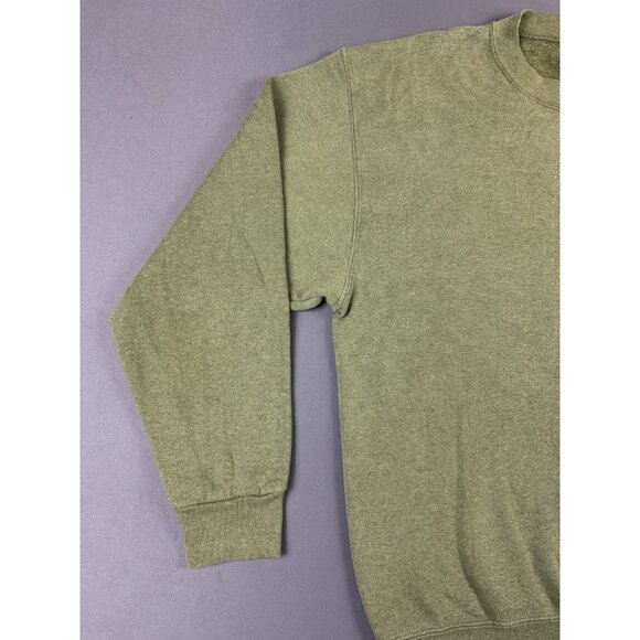 Rare Vintage USMC Forest Olive Green Faded Sweater Crewneck Marine Corps Hype - Picture 4 of 13
